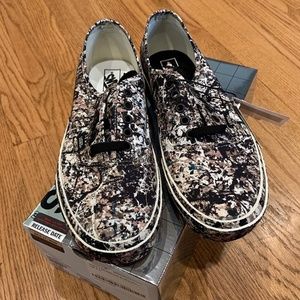 Mens Vans MOMA UA authentic size US 9.5 canvas shoes sneakers Jackson Pollock